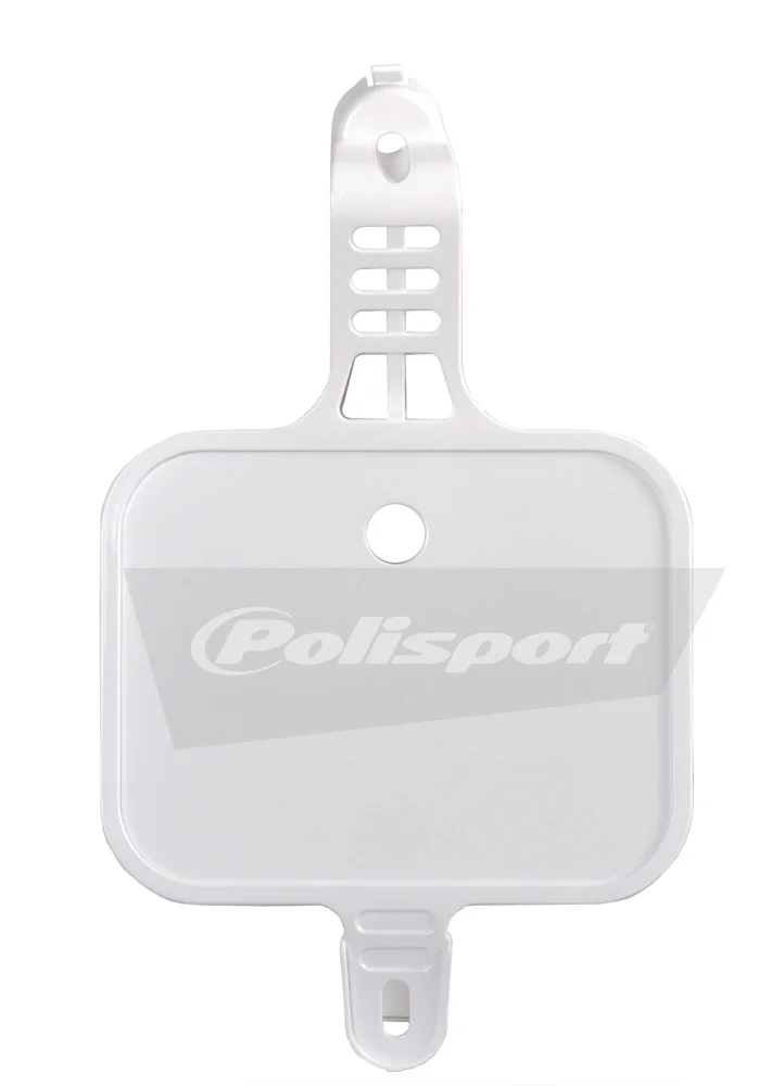 Polisport Ultra-Lightweight Plastic Front Number Plate for Dirt Bikes