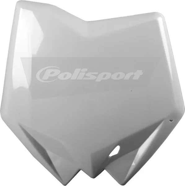 Polisport 8658200002 Plastic Front Number Plate - Durable, Lightweight OEM Fit for Dirt Bikes