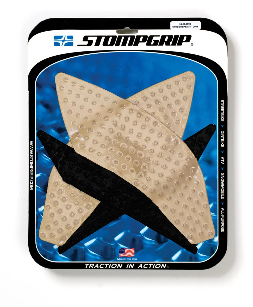 STOMPGRIP 55-10-0099H Street Traction Pad - Premium Body Grip for Powersports Riders