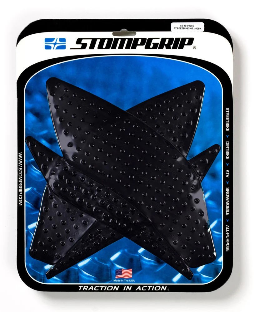 STOMPGRIP 55-10-0099B Street Traction Pad - Premium Body Grip for Powersports Riders