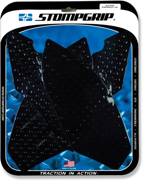 STOMPGRIP 55-10-0107B Street Traction Pad - Premium Body Grip for Powersports Riders