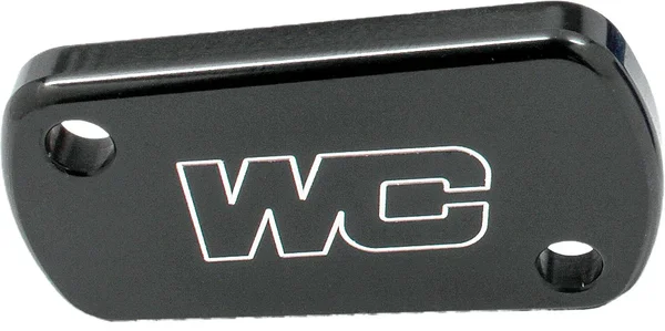 WORKS Rear Master Cylinder Cover - Durable Aluminum Body Kit for Enhanced Brake Performance
