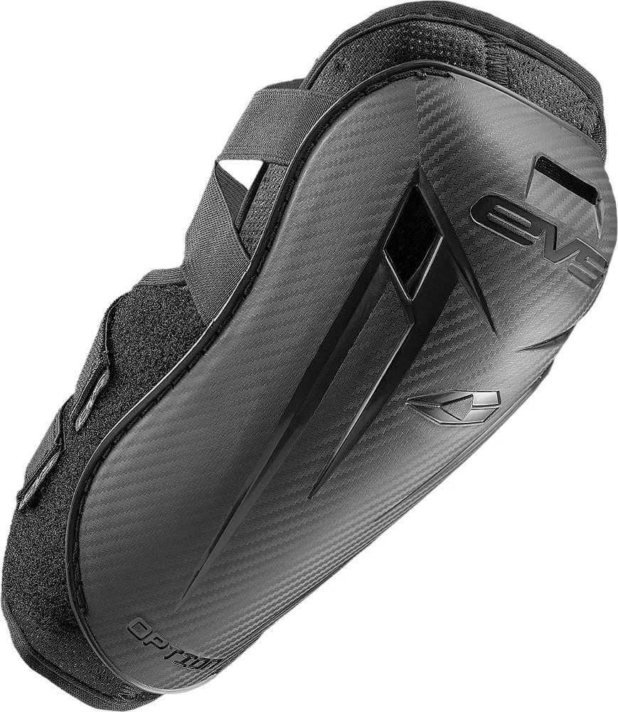 EVS OPTE16-BK-A Elbow Guards - Durable Polypropylene Shell & Breathable Foam Liner for Riders