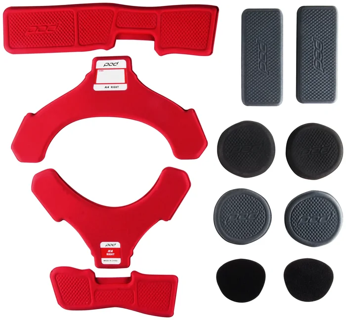 POD K4 MX Pad Set - Impact-Resistant Motocross Safety Gear for Riders | Lightweight & Breathable Protection