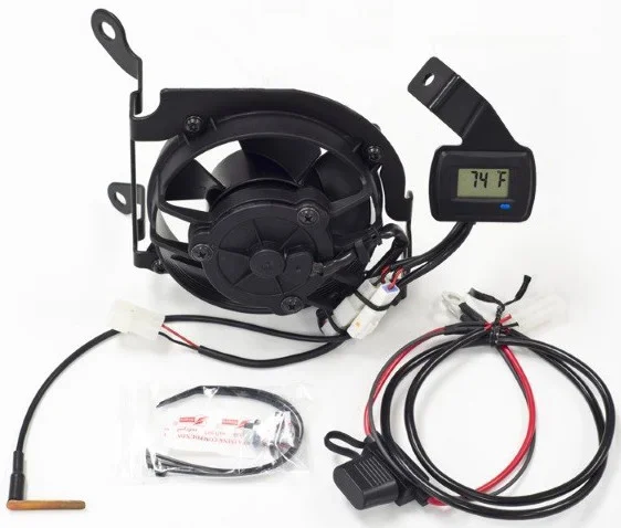 TRAIL TECH Digital Fan Kit - Automatic Cooling System Fan for Radiators & Coolers