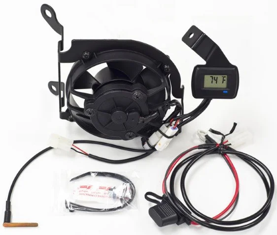 TRAIL TECH Digital Fan Kit - Automatic Cooling System Fan for Radiators & Coolers
