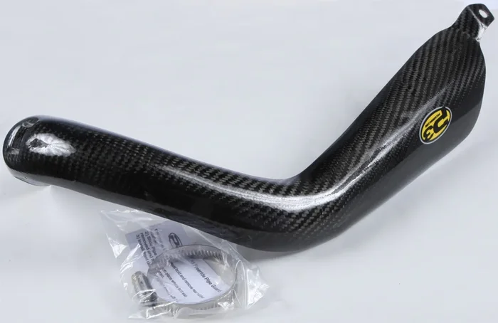 P3 Carbon Fiber Exhaust Pipe Guard - Durable, Lightweight, and Impact-Resistant for Powersports Vehicles