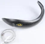 P3 Carbon Fiber Exhaust Pipe Guard - Durable Protection for Powersports Vehicles
