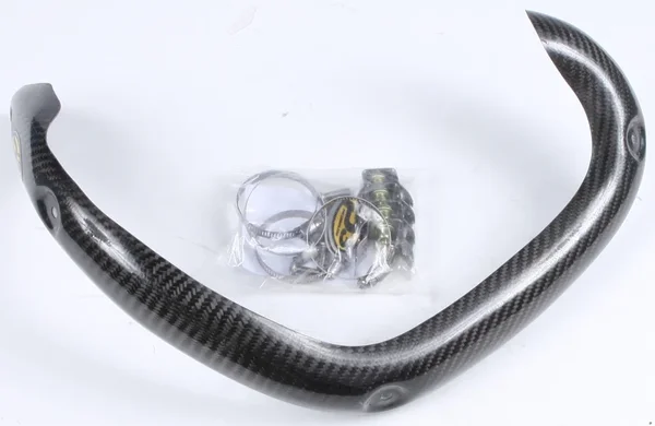 P3 Carbon Fiber Header Heat Shield - 4-Stroke Exhaust Pipe Guard for Off-Road Bikes