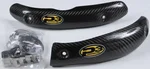 P3 Carbon Fiber Header Heat Shield - 4-Stroke Exhaust Pipe Guard for Off-Road Bikes