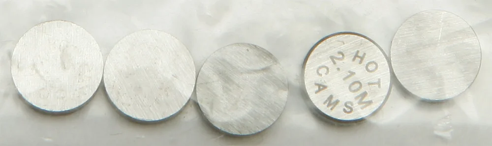 Hot Cams 7.48mm Hardened Valve Shims - 5-Pack Refill for Engine Kits