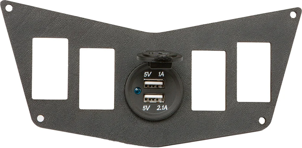 FLIP RZ912 Dash Switch Plate with USB - Universal Powersports Accessory