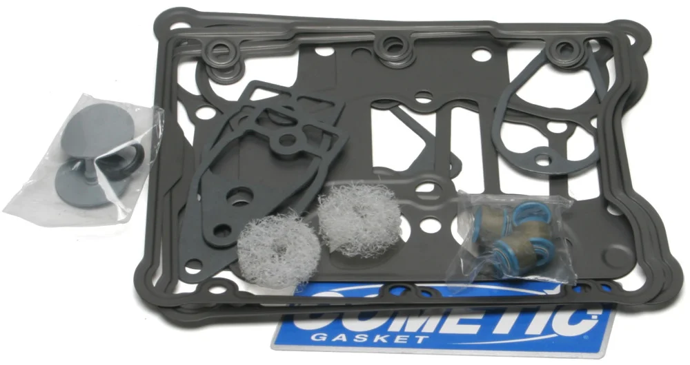 Cometic C9167 Twin Cam Rocker Box Gasket Kit - High-Performance Top-End Seals for Harley-Davidson Engines