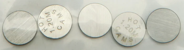 Hot Cams 9.48mm Valve Shim Kit Refill - 5-Pack for Engine Performance
