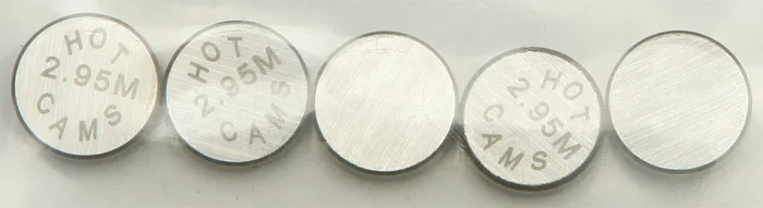 Hot Cams 5-Piece 2.95mm Shim Kit - Engine Performance Upgrade for Powersports