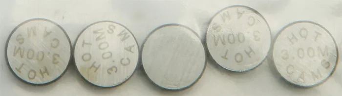 Hot Cams 5-Pack Valve Shim Refills - 9.48mm Replacement Shims for Yamaha & 9.48mm Bucket Tappet Engines