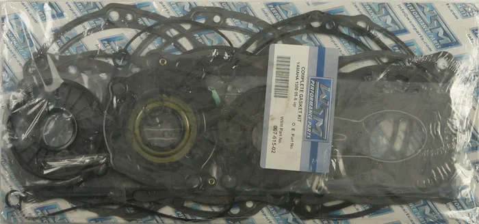 WSM 007-615-02 Complete Gasket Kit - Engine Gasket Set for Powersports Vehicles