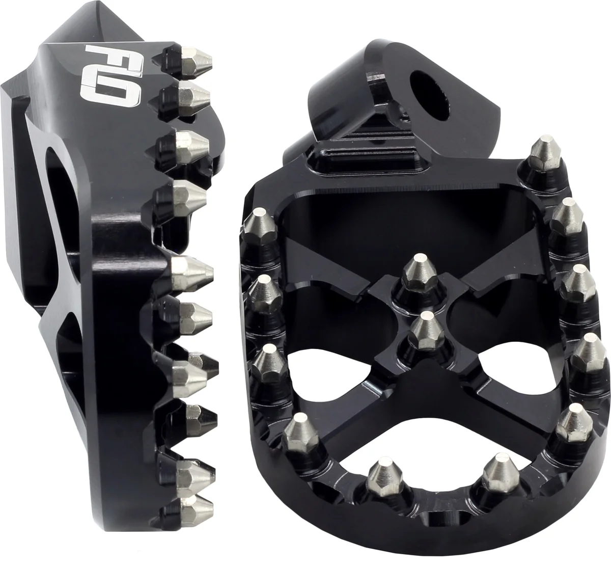 FLO MOTORSPORTS Pro Series Footpegs - Durable, Adjustable, High-Performance Foot Controls for Off-Road & Street Use