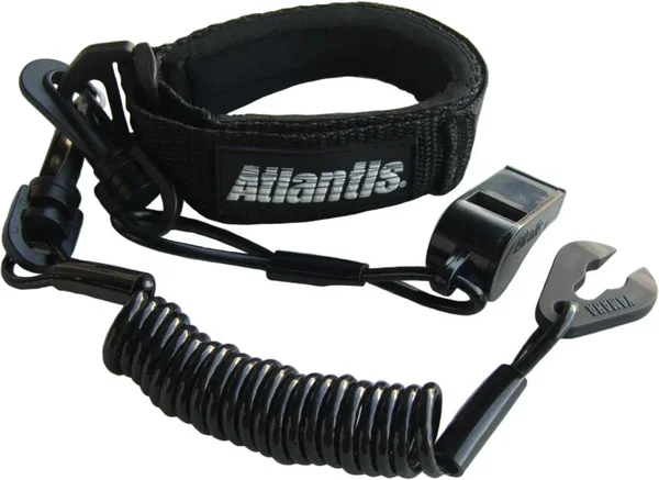 ATLANTIS A8130PFW Pro Floating Wrist/Jacket Tethercord - Durable Lanyard for Powersports Riders