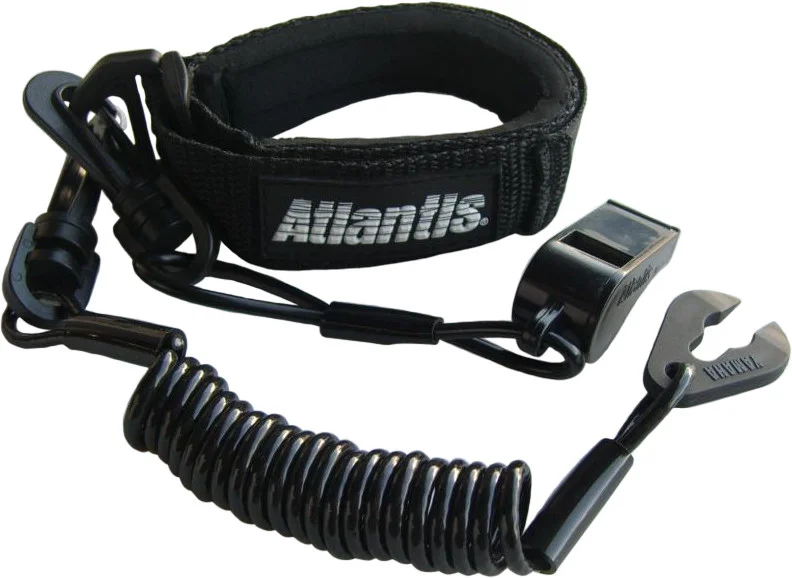 ATLANTIS A8130PFW Pro Floating Wrist/Jacket Tethercord - Durable Lanyard for Powersports Riders