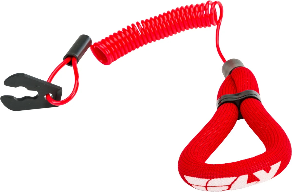 WPS WA-1 Y RED Floating Tethercord/Lanyard - Durable Safety Lanyard for Powersports Enthusiasts