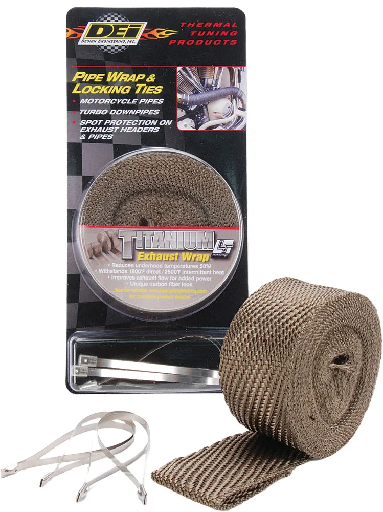 DEI - 901123 - Exhaust Wrap & Tie Kit