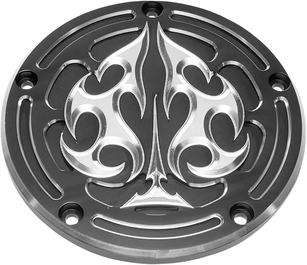 PREC. BILLET - ACE-230-5H-BLK - Billet Derby Cover