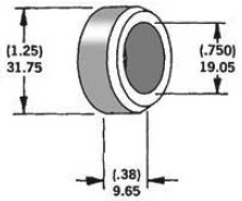 HARDDRIVE - 339299 - 3/4" Axle Spacer