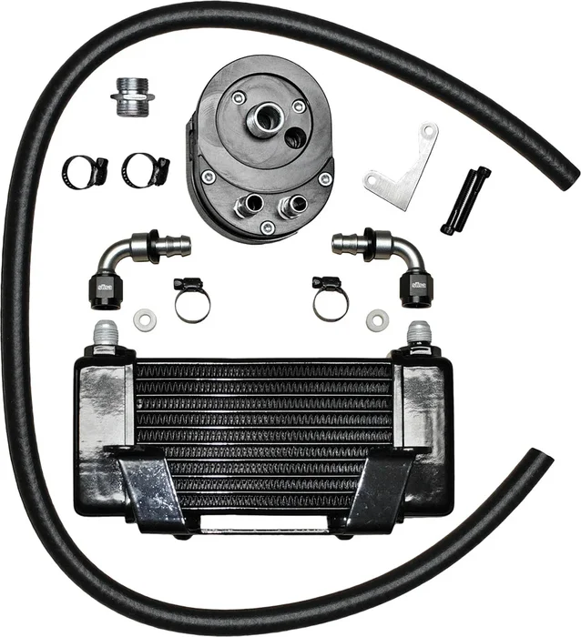 JAGG 750-2000 Vertical Front Mount Wideline Oil Cooler - 20-Row High-Capacity Engine Cooling System