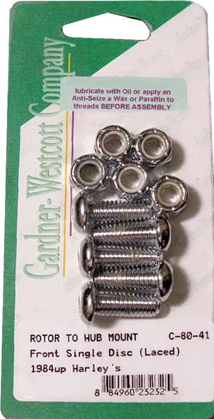 GARDNERWESTCOTT - C-80-41 - Brake Rotor Bolts