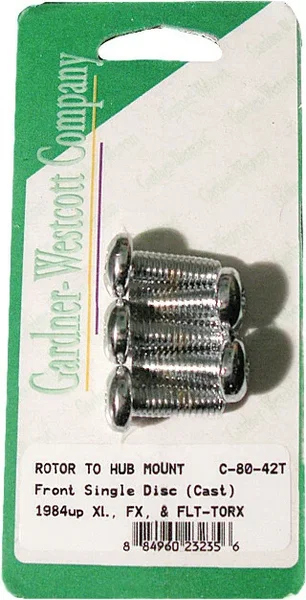 GARDNERWESTCOTT - C-80-42T - Brake Rotor Bolts