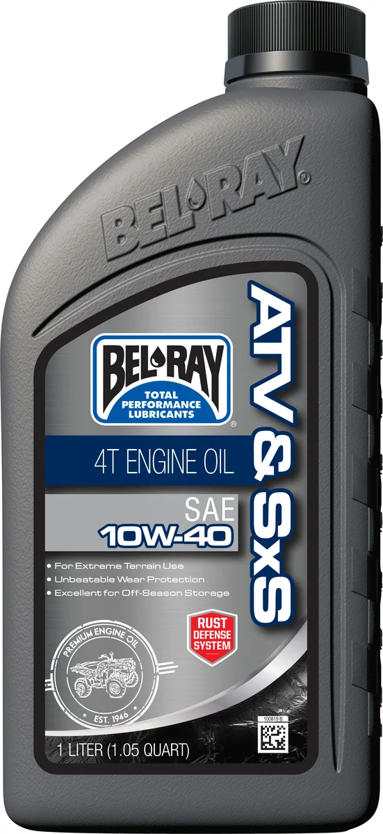 BEL-RAY ATV Trail Mineral 4T Engine Oil - High-Performance ATV Engine Oil for 4-Stroke Engines
