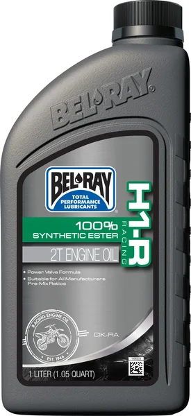 BEL-RAY - 99280-B1LW - H1-R Racing 100% Synthetic Ester 2T Engine Oil