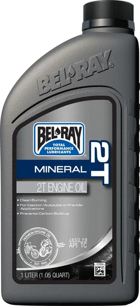 BEL-RAY - 99010-B1LW - 2T Mineral Engine Oil