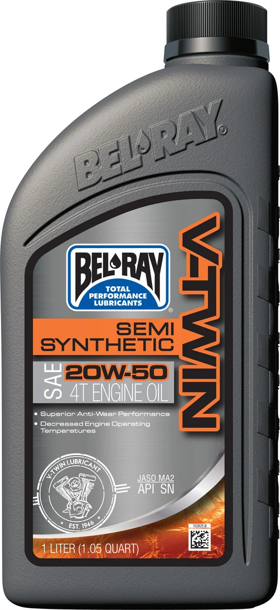 BEL-RAY - 96910-BT1 - V-Twin Semi-Synthetic Engine Oil