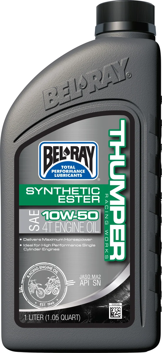 BEL-RAY - 99550-B1LW - Works Thumper Racing Synthetic Ester 4T Engine Oil