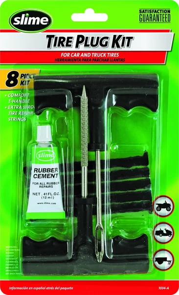 SLIME - 1034-A - Tire Repair Plugger Kit