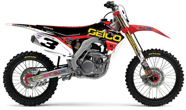 D-COR - 20-10-725 - Geico Honda Graphics Kit
