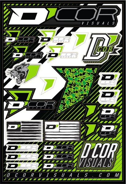 D-COR - 40-90-106 - Decal Sheet
