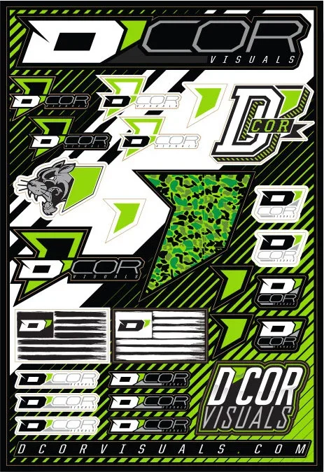 D-COR - 40-90-106 - Decal Sheet