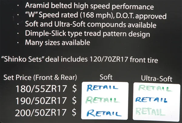 SHINKO - TOUR MASTER INSERT - Tire Stand Insert