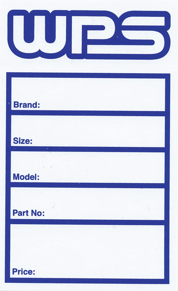 WPS - WPS TIRE STICKER - Tire Labels