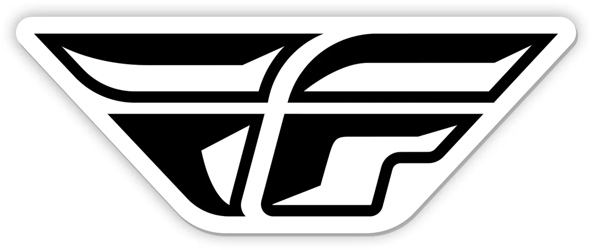 FLY RACING - F-WING 34 - Logo Decals/Stickers