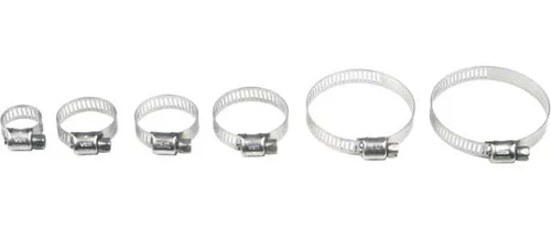 HELIX 111-6206 Stainless Steel Hose Clamps - Durable, Reliable Clamping Solution for Powersports
