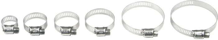HELIX 111-6228 Stainless Steel Hose Clamps - Durable, Reliable Clamping Solution for Powersports