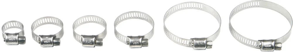 HELIX 111-6228 Stainless Steel Hose Clamps - Durable, Reliable Clamping Solution for Powersports
