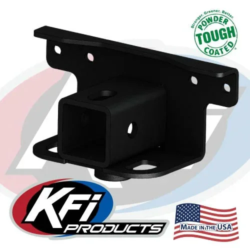 KFI 101280 2-Inch Heavy-Duty ATV/UTV Trailer Hitch - Rear Mount Towing Solution