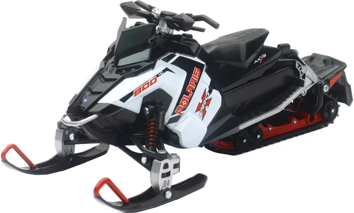 NEW-RAY 1/16 Scale Diecast Snowmobile Replica – High-Quality Collectible Model