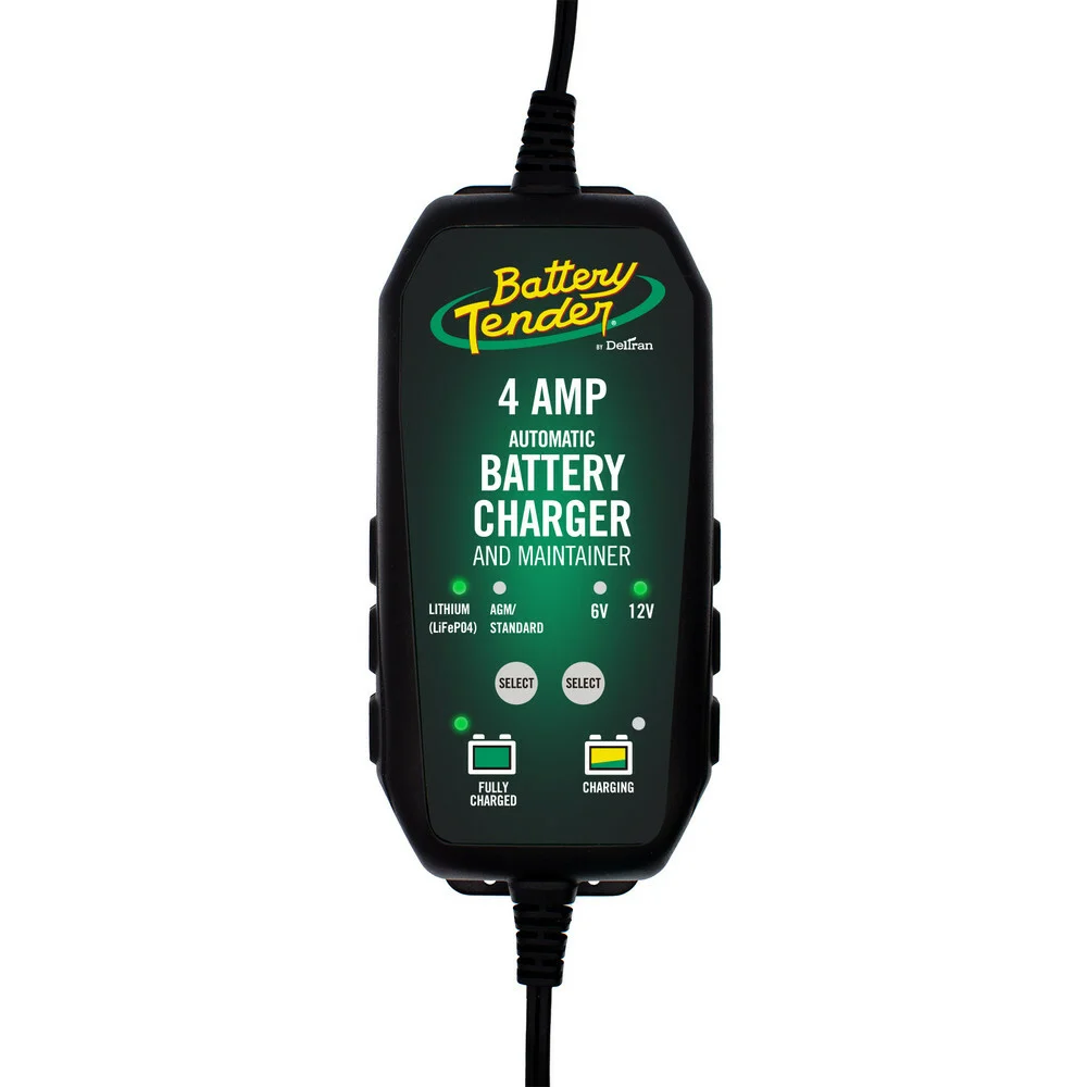 BATTERY TENDER - 022-0209-BT-WH - 4 Amp Selectable Battery Charger
