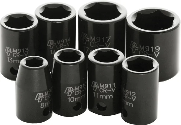 PERFORMANCE TOOL - M589DB - 3/8" Metric Impact Socket Set